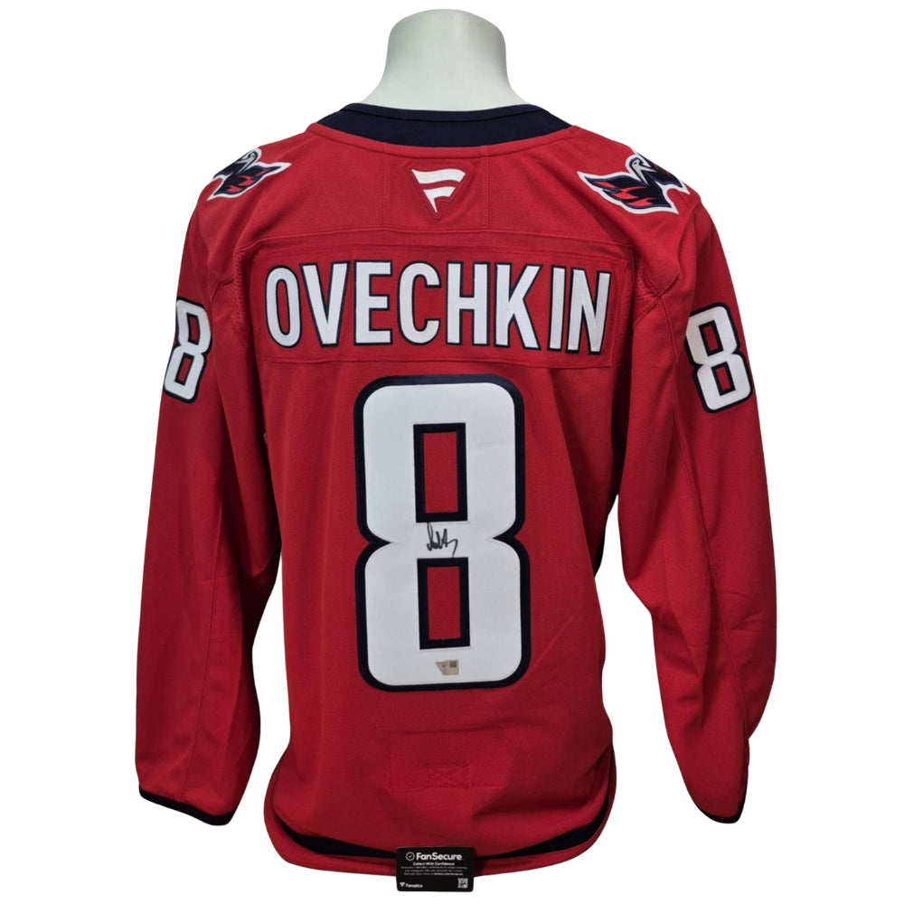 Official Fanatics Premium signed jersey - Alex Ovechkin home Fanatics coa