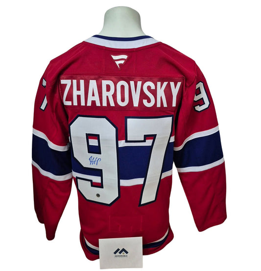 Official Fanatics Premium signed jersey - Alexander Zharovsky home Memorable coa