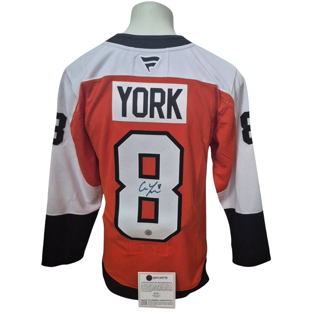 Official Fanatics Premium signed jersey - Cam York home Ajs coa