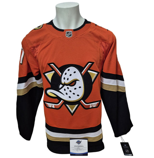 Official Fanatics Premium signed jersey - Cutter Gauthier orange East Coast coa