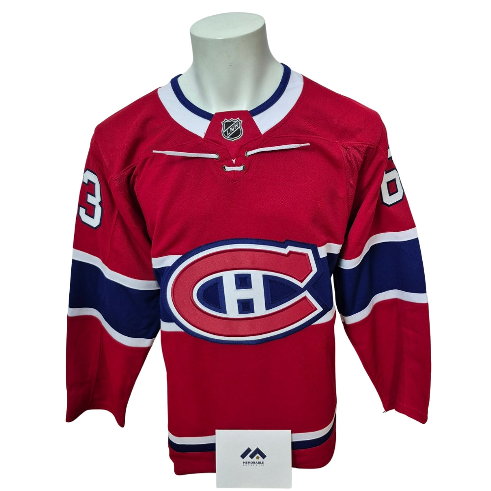 Chandail officiel Fanatics Premium signé - Florian Xhekaj domicile Memorable coa