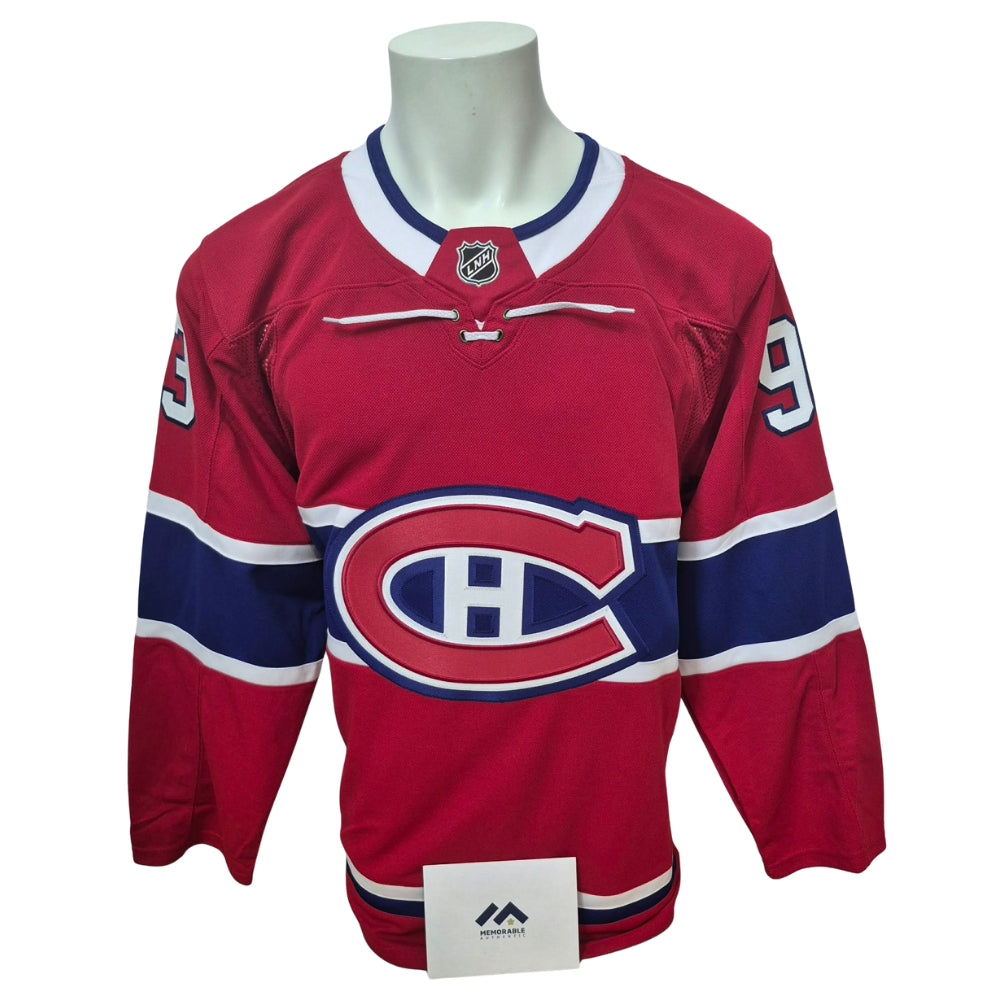 Chandail officiel Fanatics Premium signé - Ivan Demidov domicile avec inscription first game Memorable coa