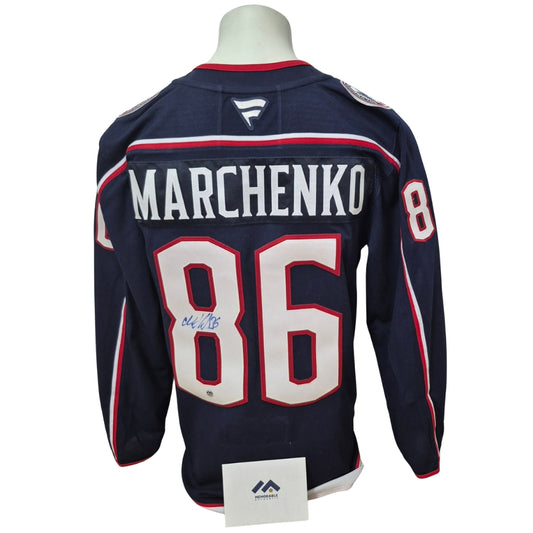 Official Fanatics Premium signed jersey - Kirill Marchenko home Memorable coa