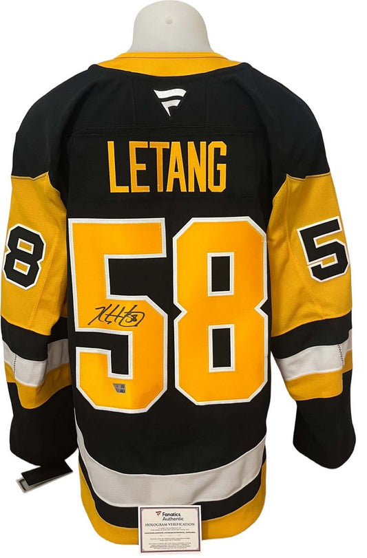 Official Fanatics Premium signed jersey - Kris Letang home Fanatics coa