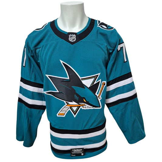 Official Fanatics Premium signed jersey - Macklin Celebrini home Fanatics coa