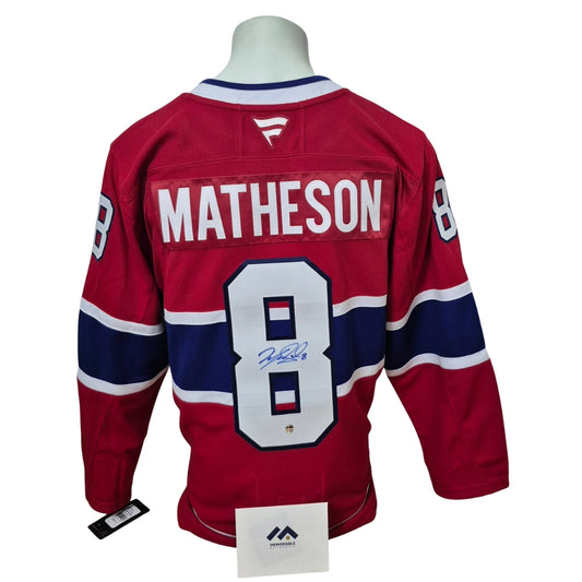 Official Fanatics Premium signed jersey - Mike Matheson home Memorable coa