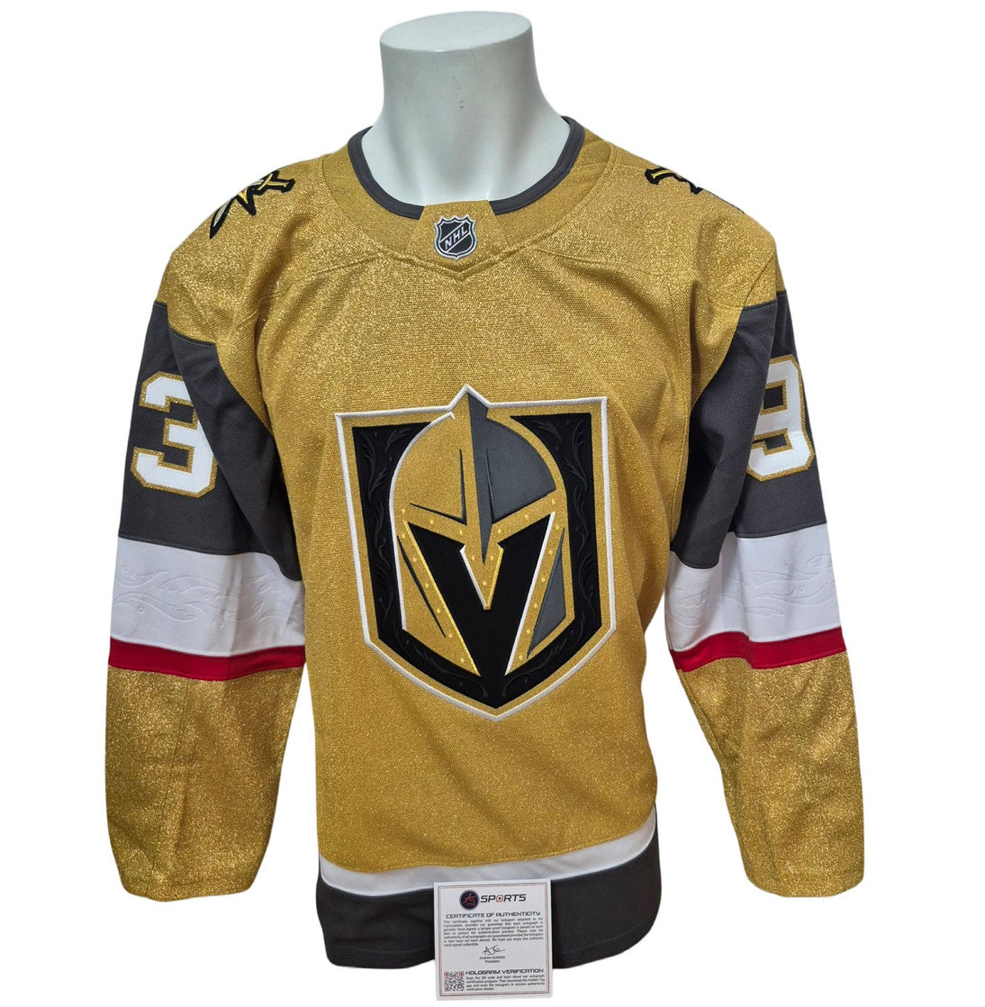 Official Fanatics Premium signed jersey - Mitch Marner gold AJs coa