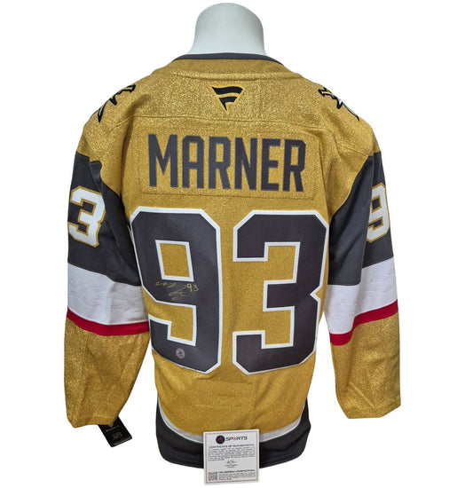 Chandail officiel Fanatics Premium signé - Mitch Marner or AJs coa