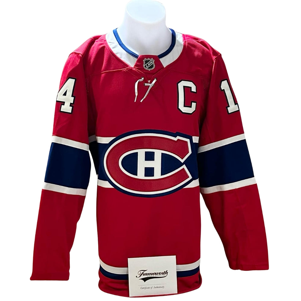 Chandail officiel Fanatics Premium signé - Nick Suzuki domicile Frameworth coa