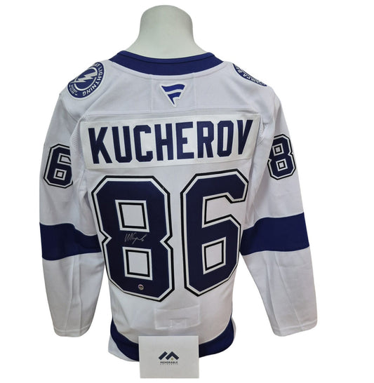 Official Fanatics Premium signed jersey - Nikita Kucherov away Memorable coa