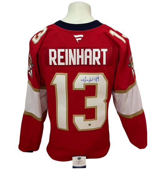 Official Fanatics Premium signed jersey - Sam Reinhart home East Coast coa