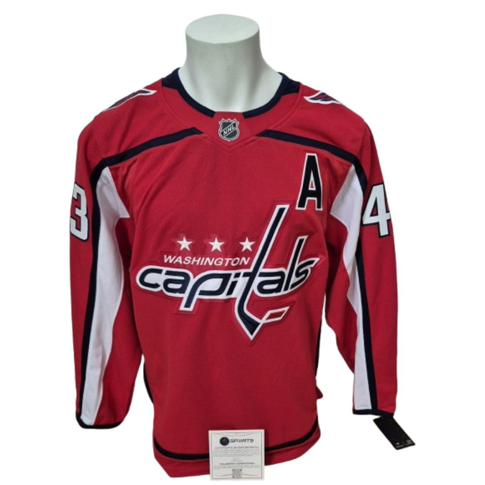 Chandail officiel Fanatics Premium signé - Tom Wilson domicile AJs coa