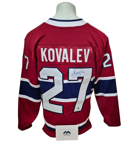Official Fanatics breakaway signed jersey - Alexei Kovalev home Memorable coa