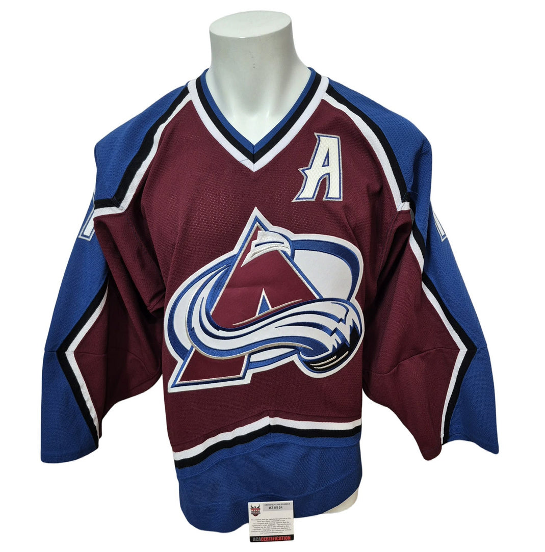 Chandail officiel KOHO signé - Ray Bourque mauve ACA coa