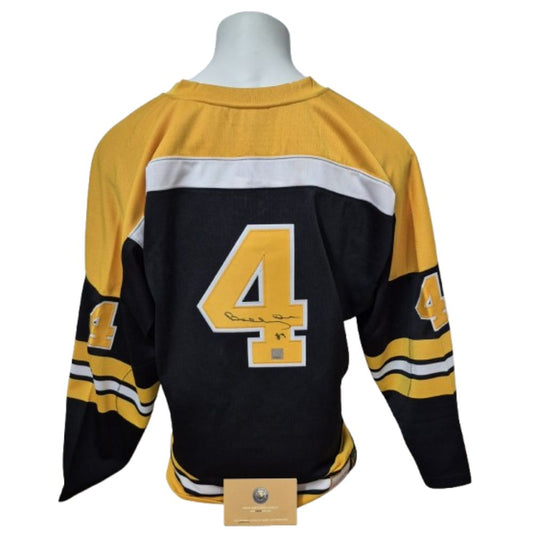 Official Mitchell and Ness signed jersey - Bobby Orr black GNR coa