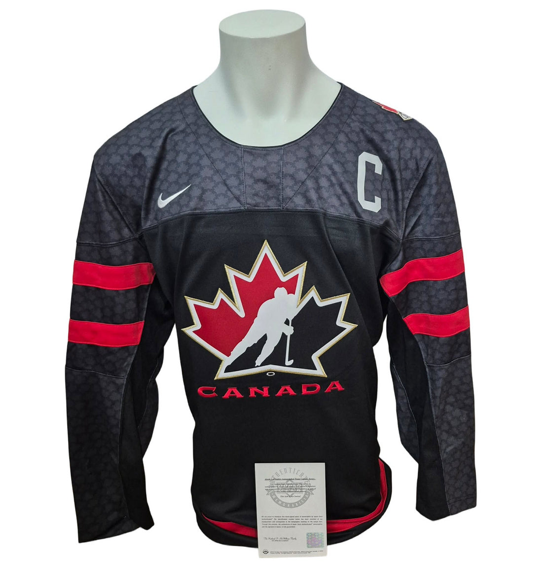 Chandail officiel Nike signé - Alexis Lafrenière noir UD coa