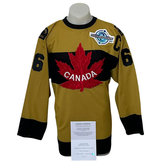 Official Nike signed jersey - Mario Lemieux World Cup 2004 Reisch coa
