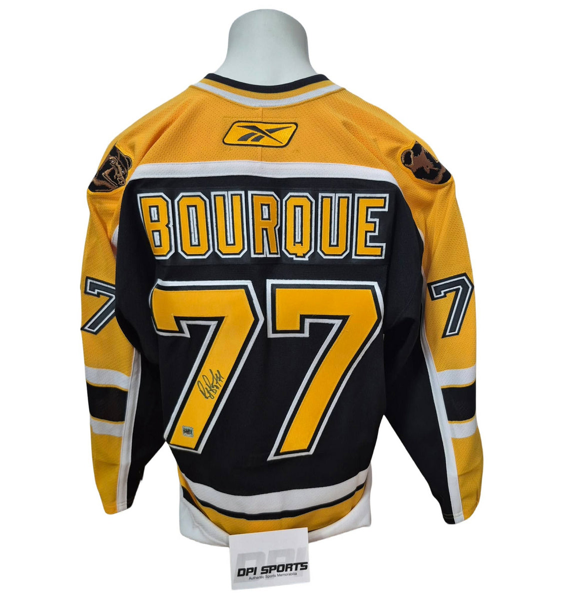 Official Reebok Pro signed jersey - Ray Bourque black DPI coa 