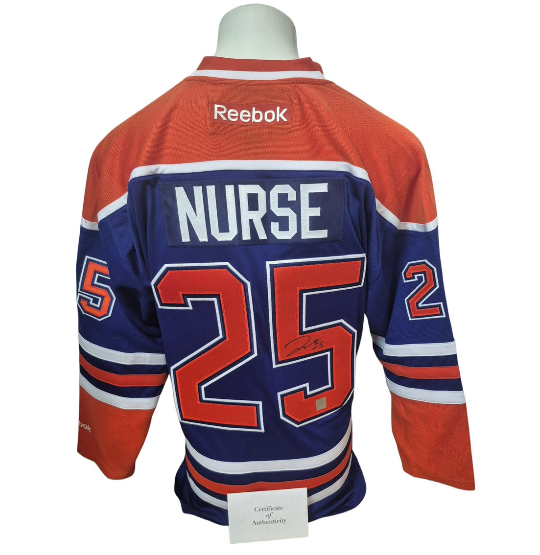Official Reebok signed jersey - Darnell Nurse home COJO coa