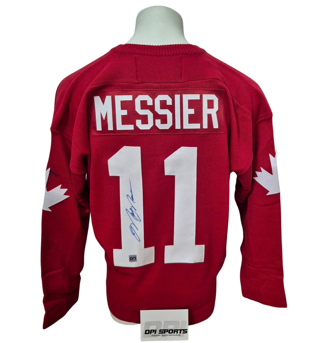 Official Wool signed jersey - Mark Messier red DPI coa