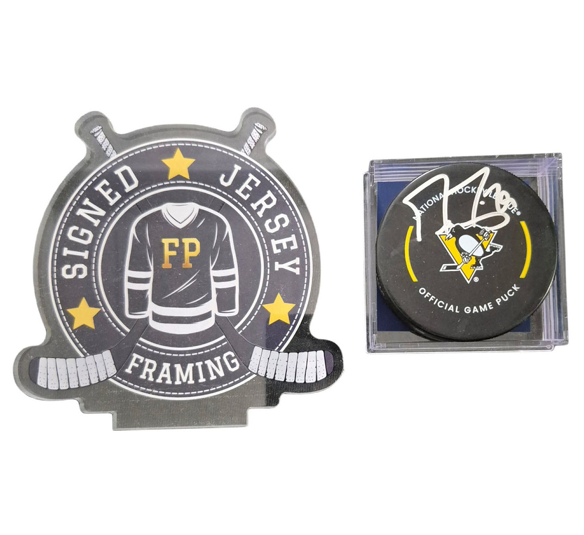 Official signed Game Puck - Marc-André Fleury Memorable coa