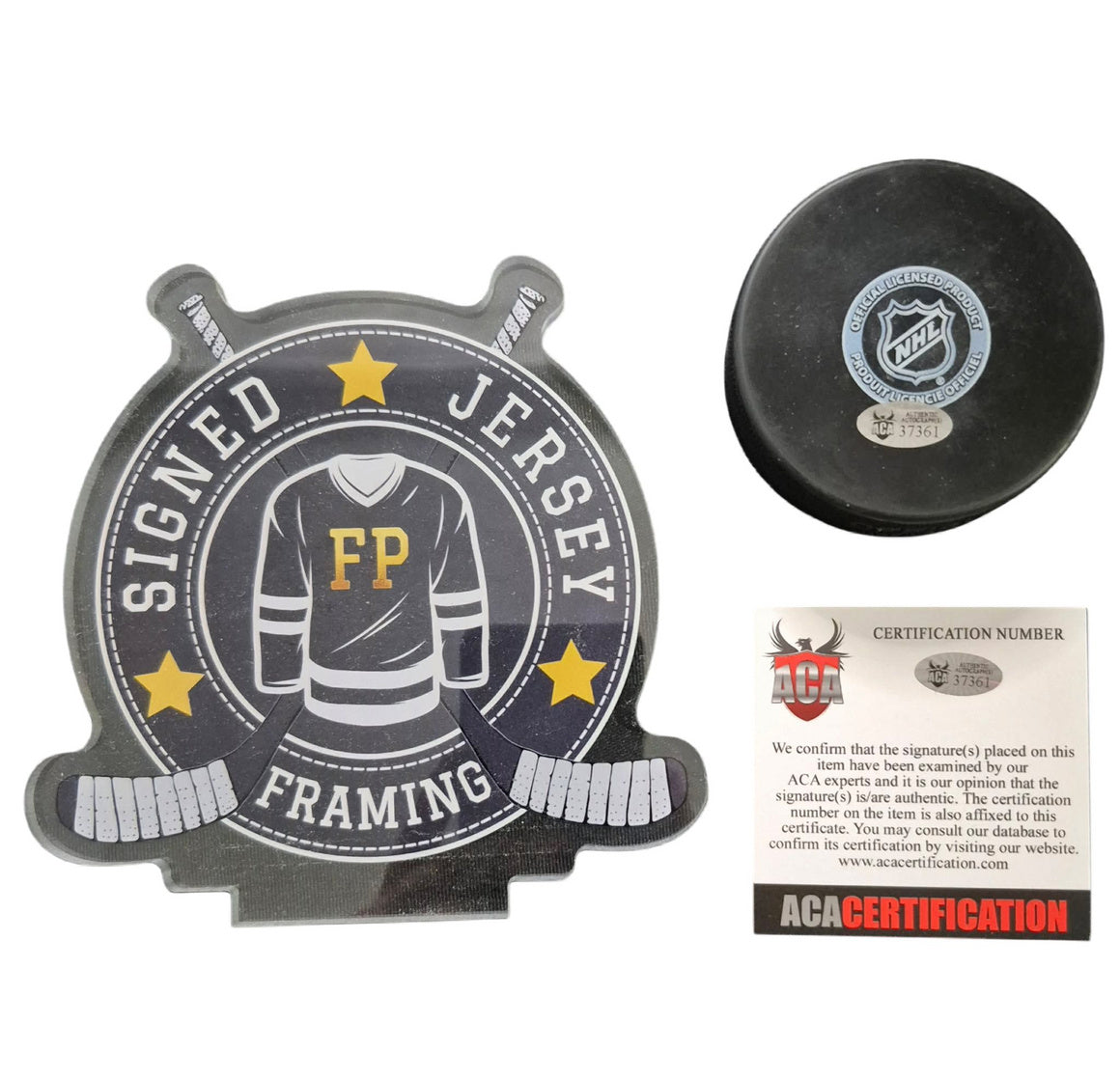 Official signed Puck - Patrick Roy ACA coa