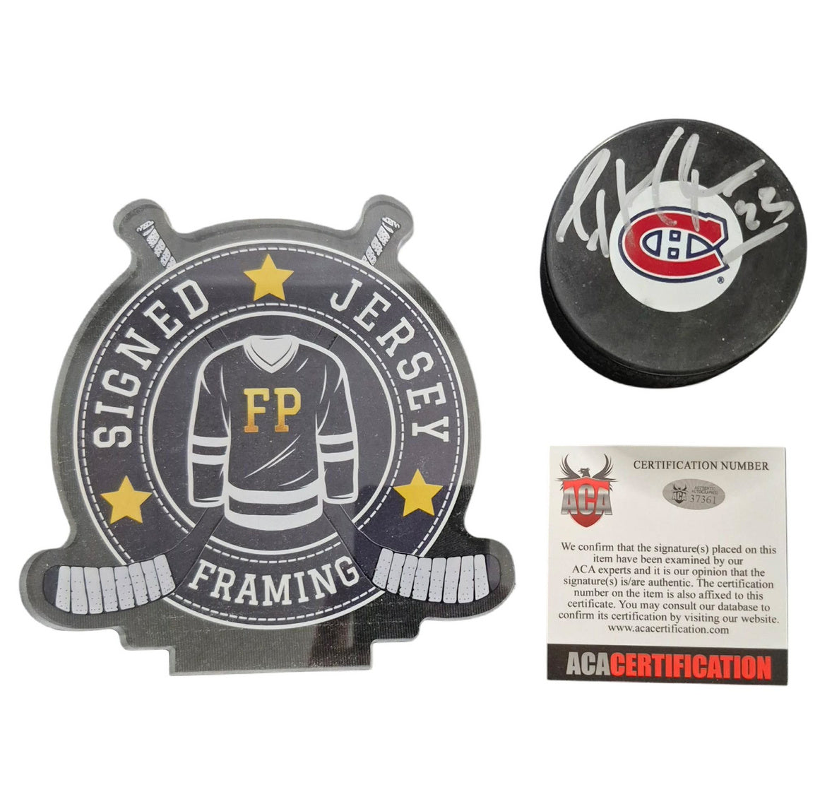 Official signed Puck - Patrick Roy ACA coa