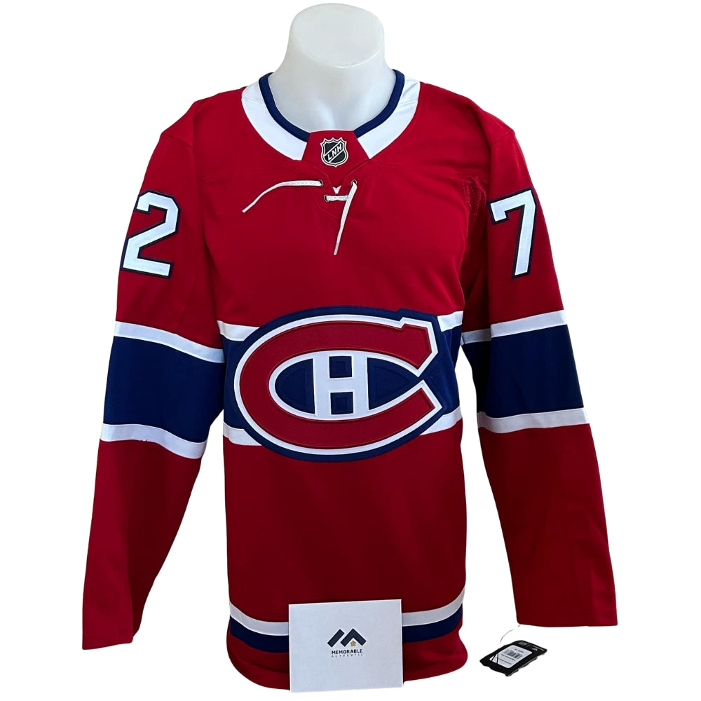 Chandail officiel Fanatics Premium signé - Arber Xhekaj domicile Memorable coa