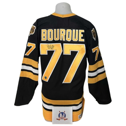 Official CCM signed jersey - Ray Bourque black Ajs coa 