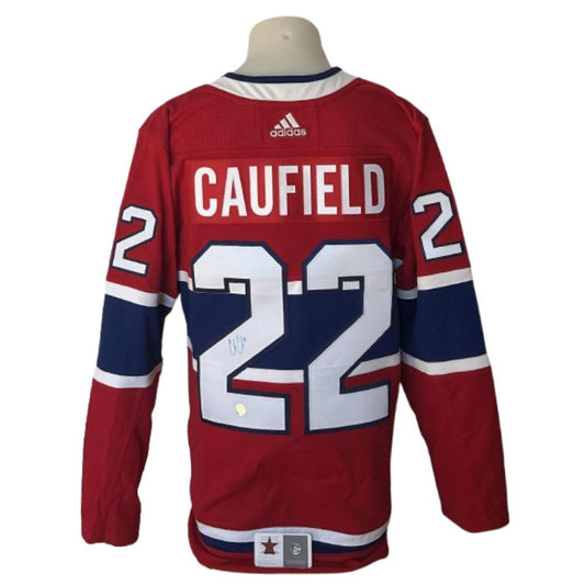Official Adidas signed jersey - Cole Caufield home Starside coa