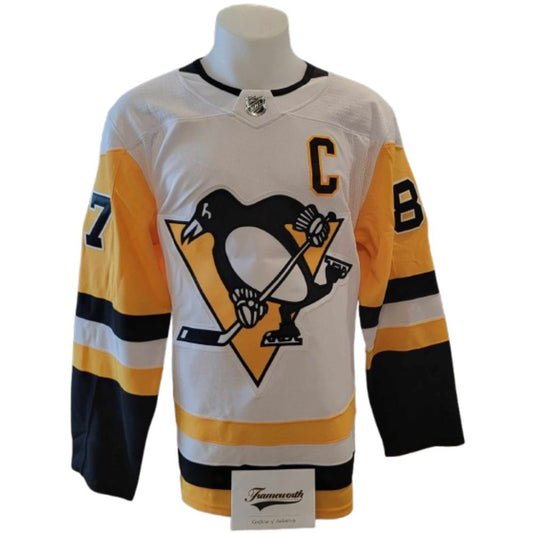Official Adidas signed jersey - Sidney Crosby away Frameworth coa