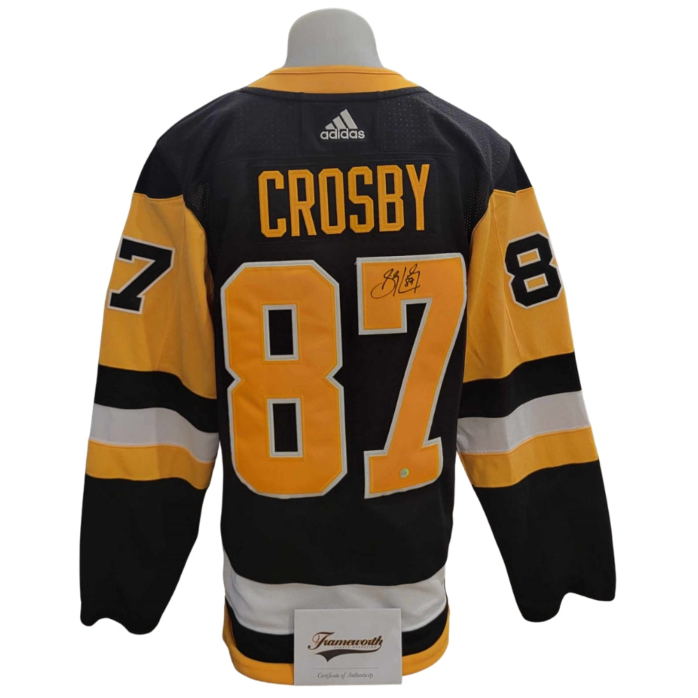 Official Adidas signed jersey - Sidney Crosby home Frameworth coa