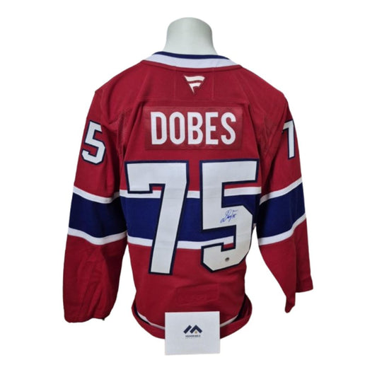 Official Fanatics Premium signed jersey - Jakub Dobes home Memorable coa 