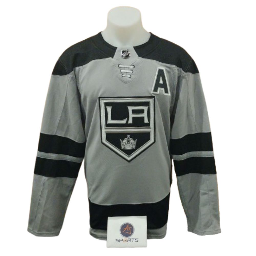 Official Adidas signed jersey - Drew Doughty grey AJs coa