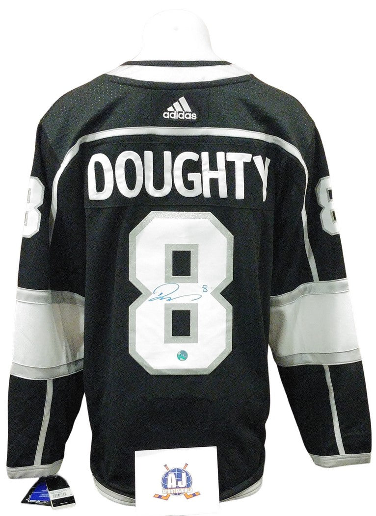 Official Adidas signed jersey - Drew Doughty home AJs coa