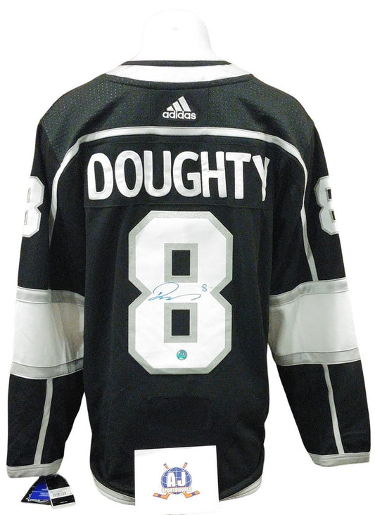 Official Adidas signed jersey - Drew Doughty home AJs coa