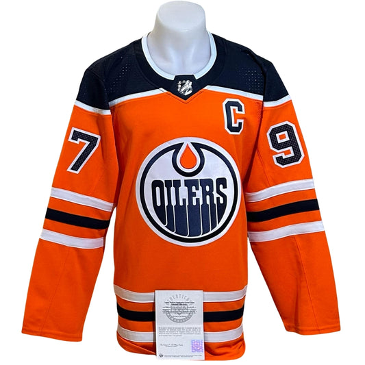 Official Adidas signed jersey - Connor Mcdavid orange UD coa